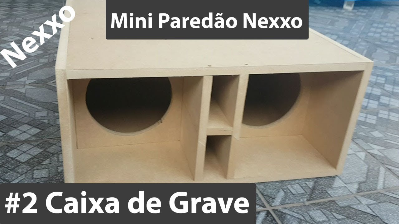 Mini Paredão Nexxo 4 Magnum rex 8 #2 Caixa de Grave