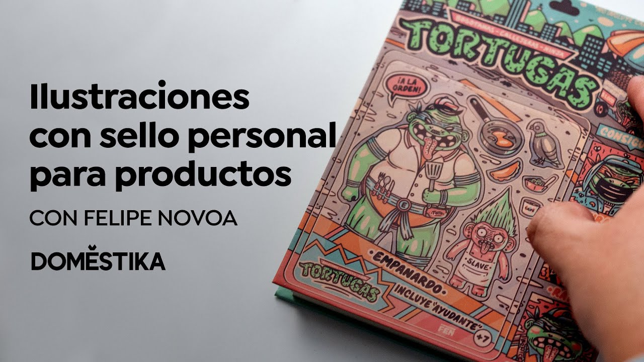 Ilustraciones con sello personal para productos | Un curso de Felipe Novoa | Domestika