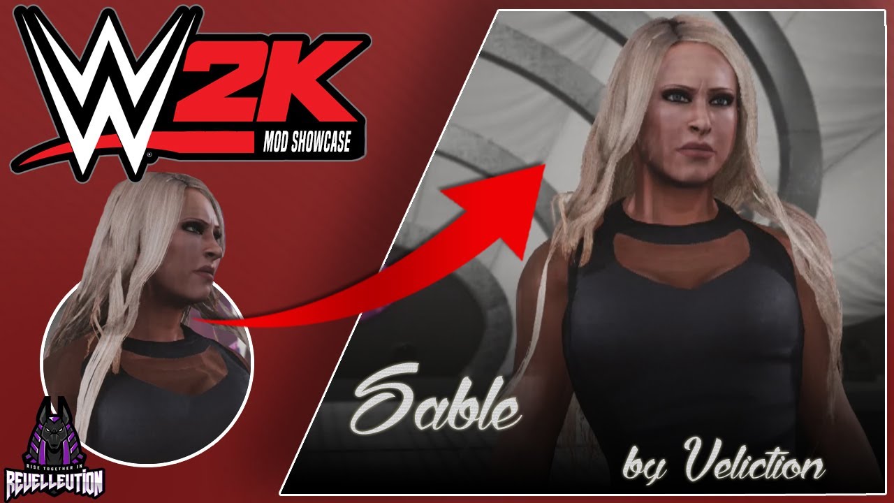 WWE 2K Mod Showcase: Sable Mod! #WWE2KMods #WWE #Sable
