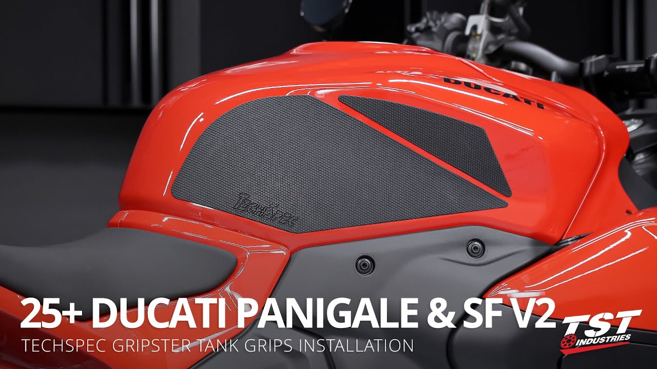 Установка ручек TechSpec Gripster на Ducati V2 Streetfighter/Panigale 2025+ от TST Industries
