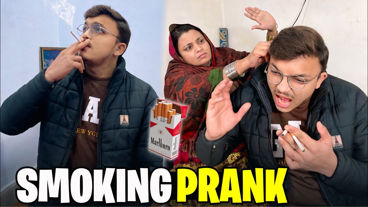 Smoking prank with amma😂 Gone wrong😭