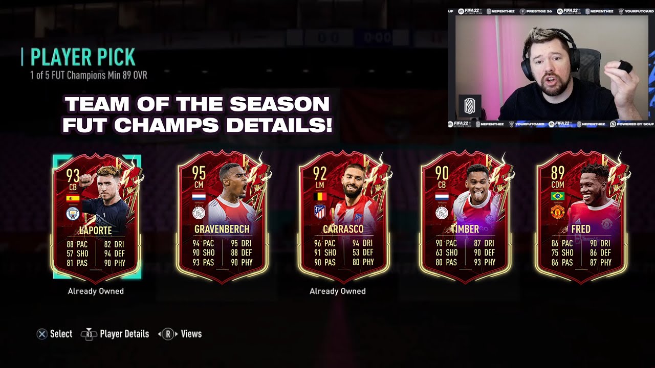 TEAM OF THE SEASON CHAMPS REWARD DETAILS!
