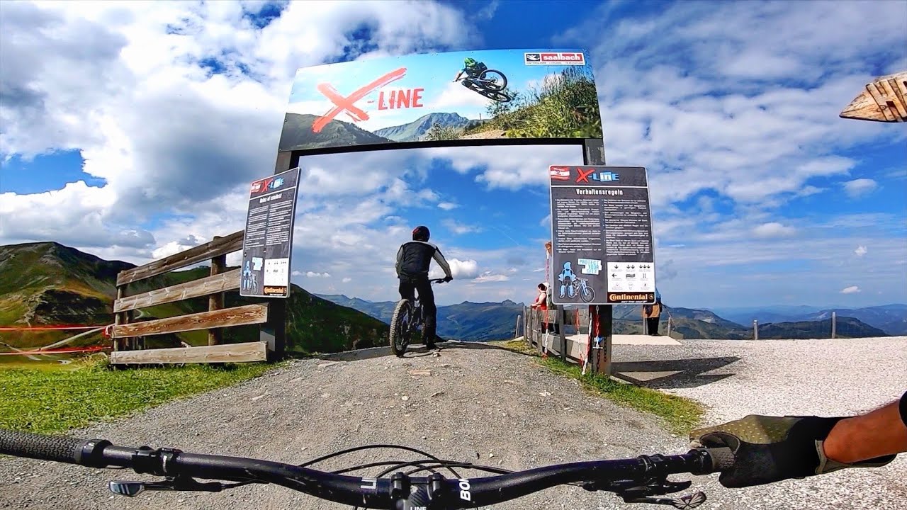 X-LINE! ОДНА ИЗ САМЫХ ДЛИННЫХ ДАУНХИЛЛ ТРАСС В ЕВРОПЕ! SAALBACH-HINTERGLEMM