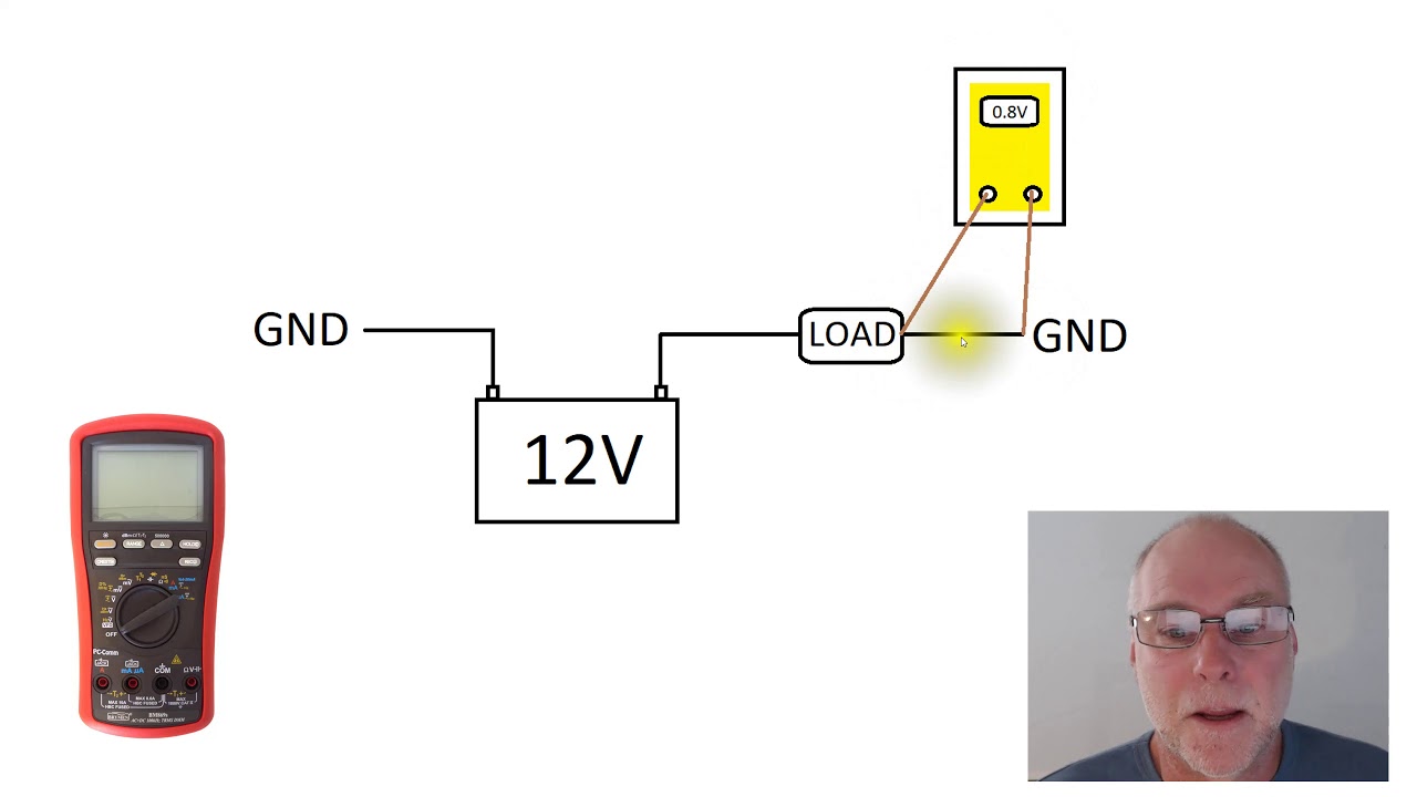 Measuring voltage drops