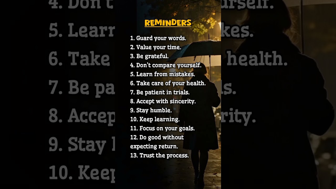 Reminders #shorts #motivation #quotes #mindset #inspiration