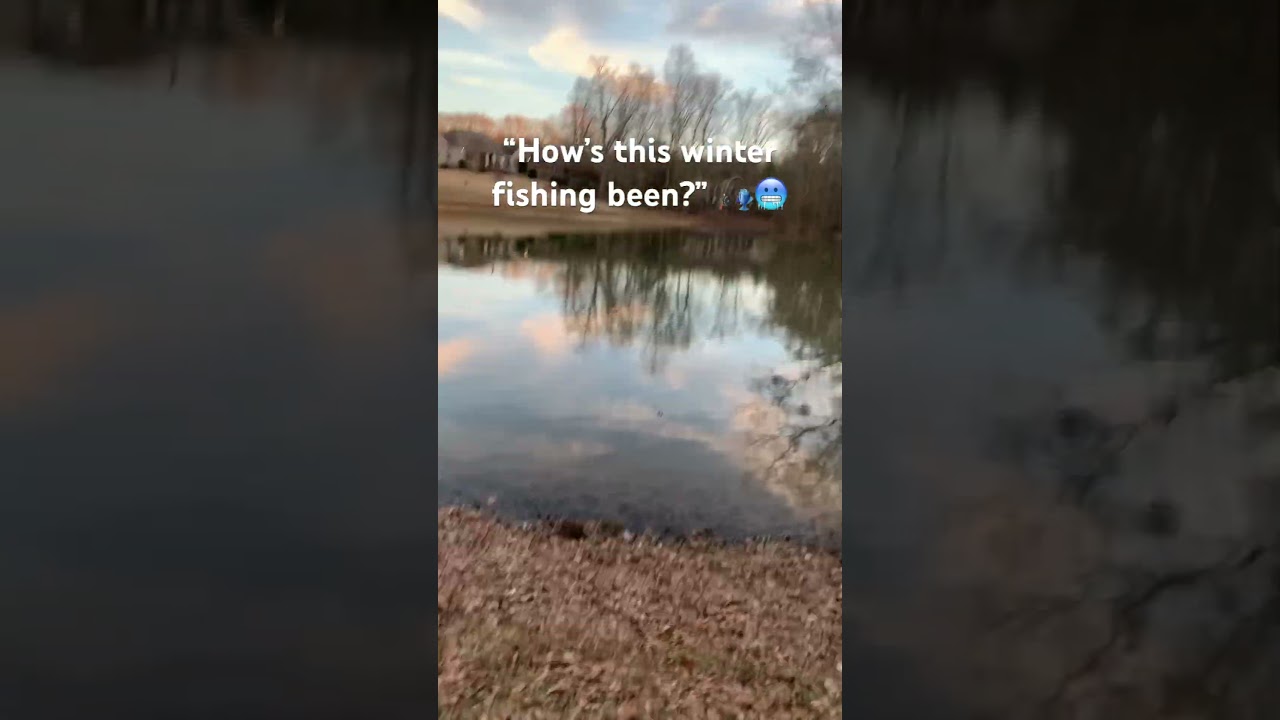 Why is winter fishing so hard 😭💀 