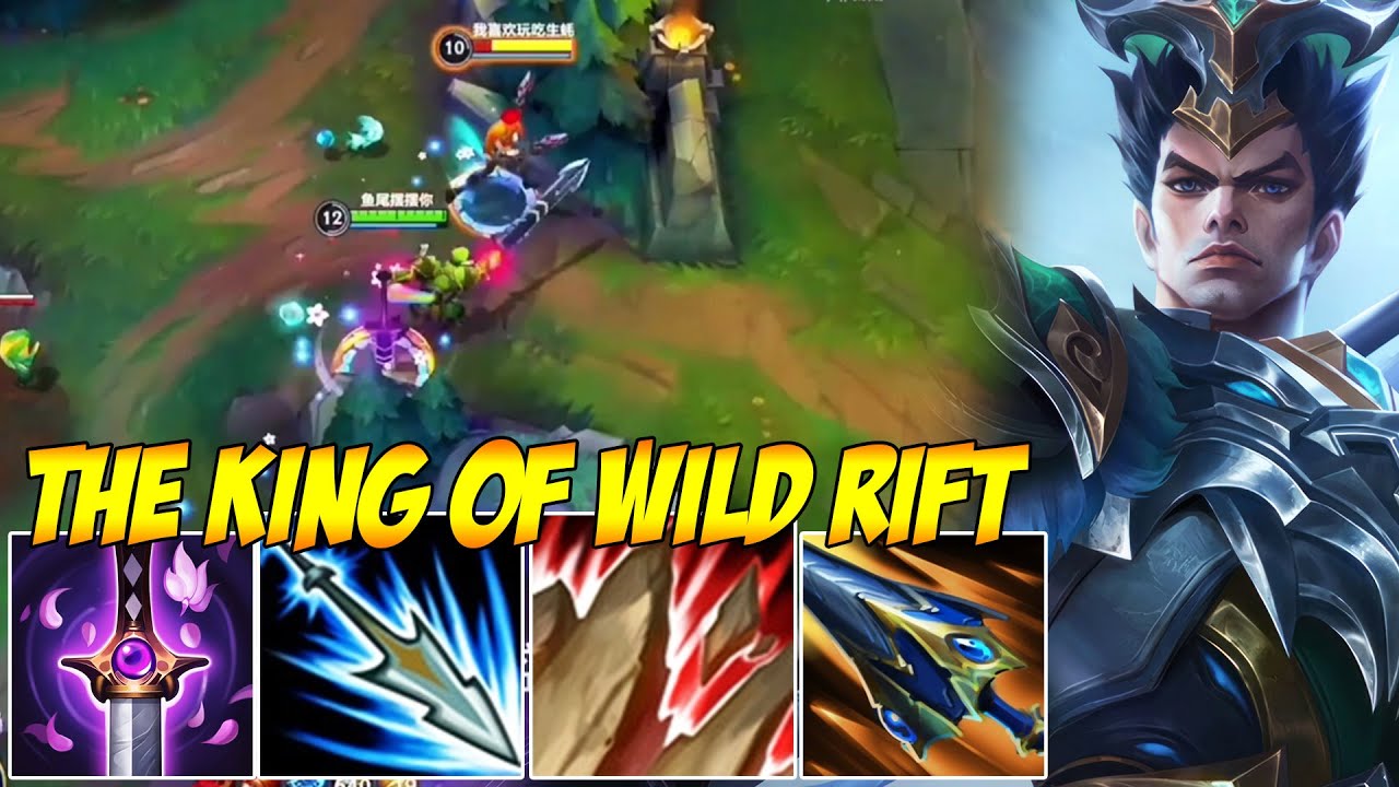 THE KING OF WILD RIFT WITH JARVAN - DUNK EVERYONE IN SIGHT