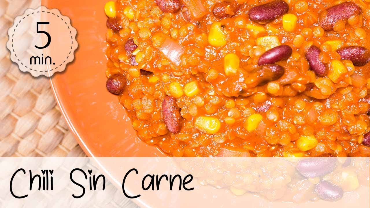 Chili Sin Carne Rezept mit Roten Linsen (Besser als von 