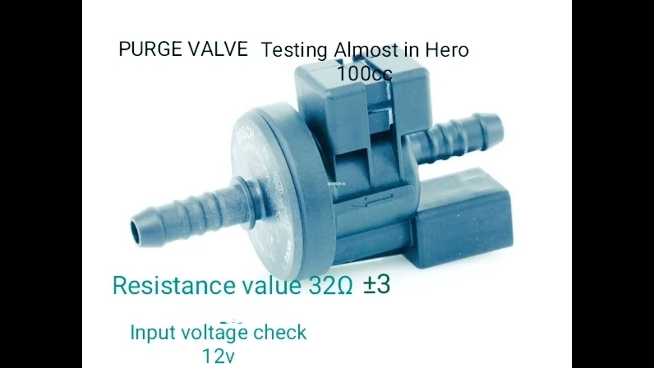 purge valve test almost in Hero 100cc bike #automobile #purgevalve