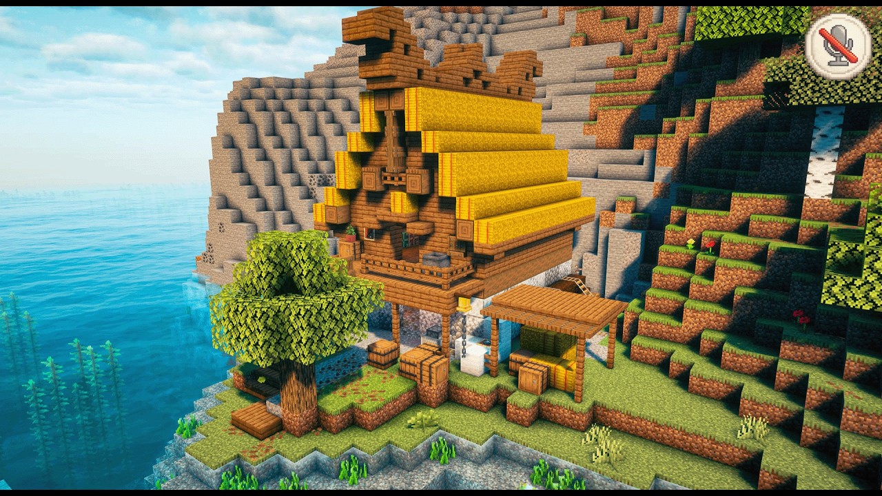 Minecraft: Let's Build a Fjord Village | Episode 1: Bay Warehouse (Build Tutorial)