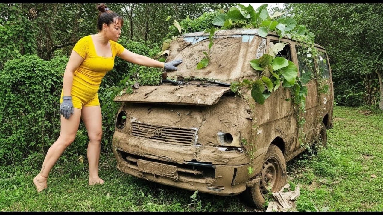 She Found a 16-Seat Van Abandoned for Decades... Then She Did This.