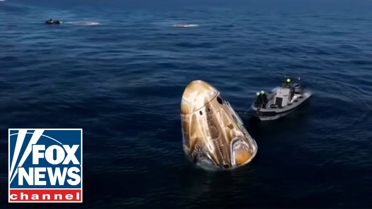 WATCH: Stranded astronauts splashdown in Gulf of America