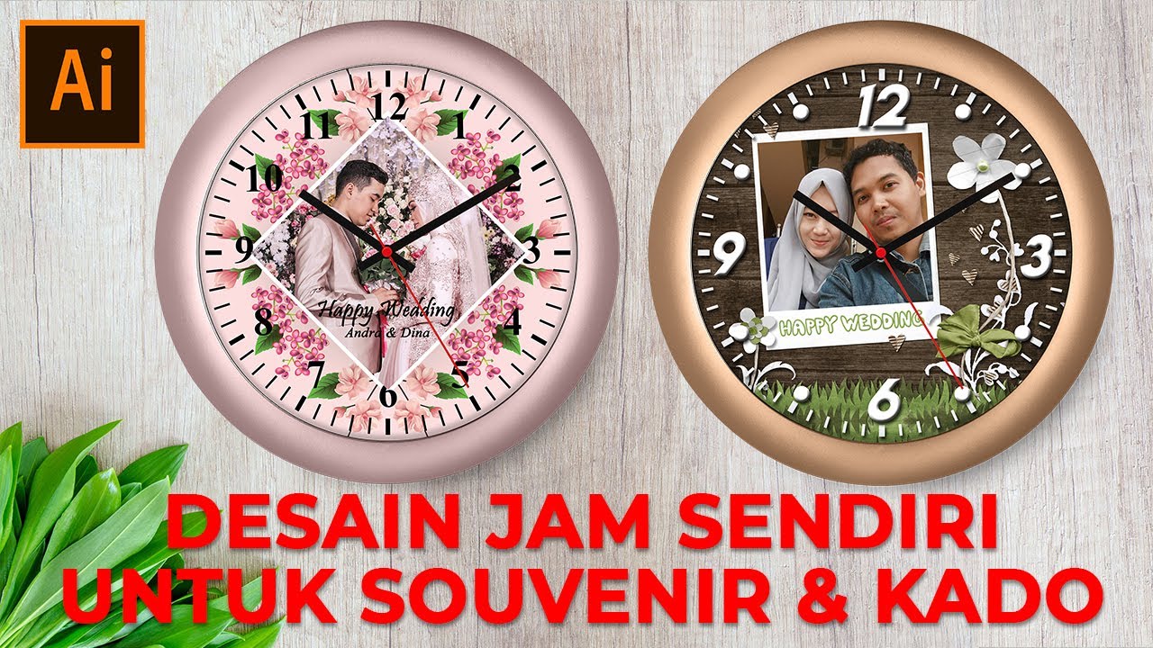 Cara Membuat Desain Jam Dinding di Adobe Illustrator