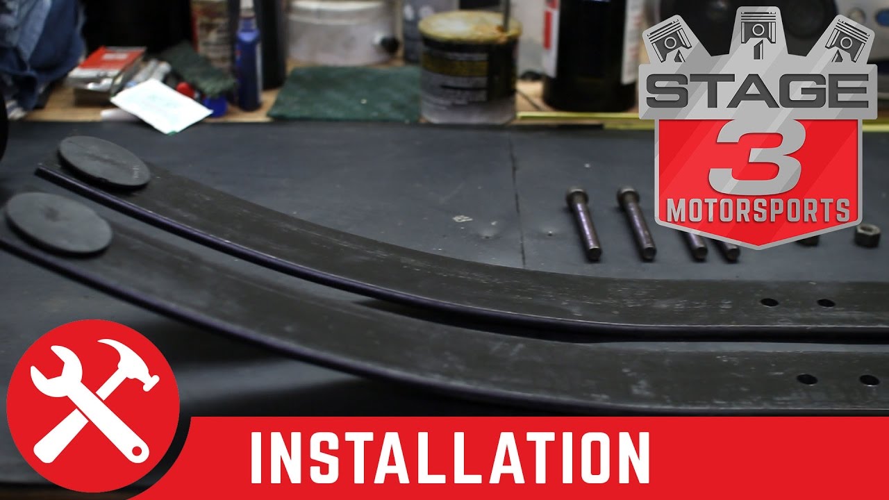 2015-2016 F150 Auto Spring Rear Add a Leaf Kit Install