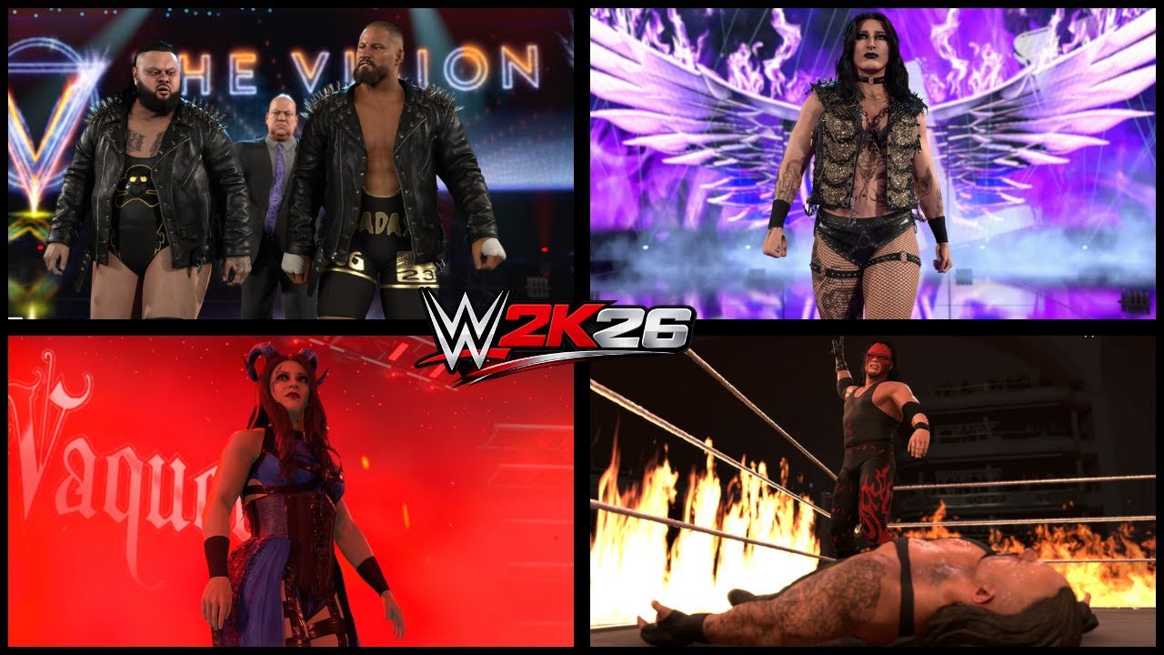 WWE2K26 : First Look Screenshots Includes Thumbtacks , Inferno Match , I Quit.