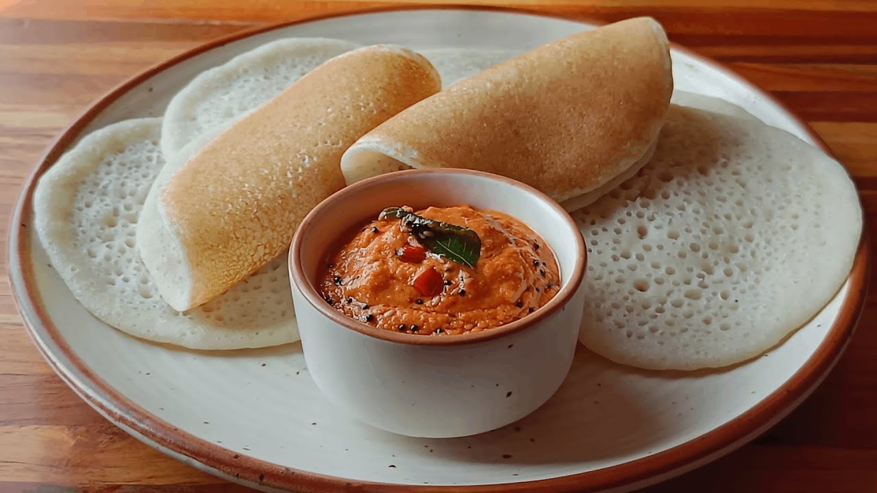 Soft & Fluffy Set Dosa with Chutney | Healthy Breakfast Recipe | How to Make Spongy Set Dosa at Home
