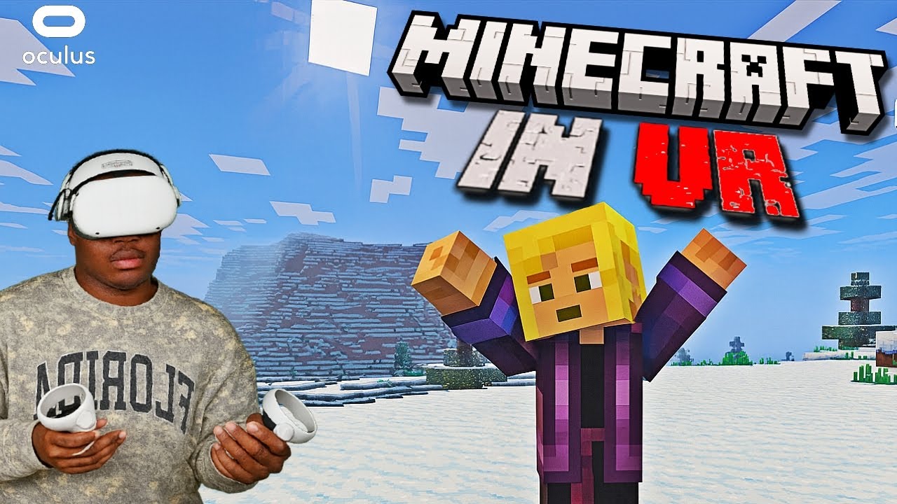 Minecraft Survival In VR Is 100x HARDER Than I Expected!! | Episode 1