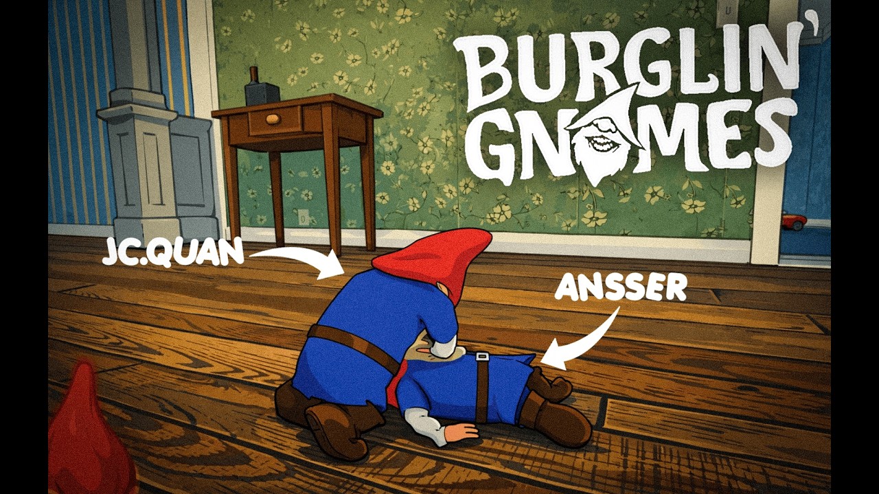 ESTE JUEGO DE GNOMOS ES UNA LOCURA!!  | Burglin' ​​Gnomes 😂  ⁨@jc_quanYT⁩