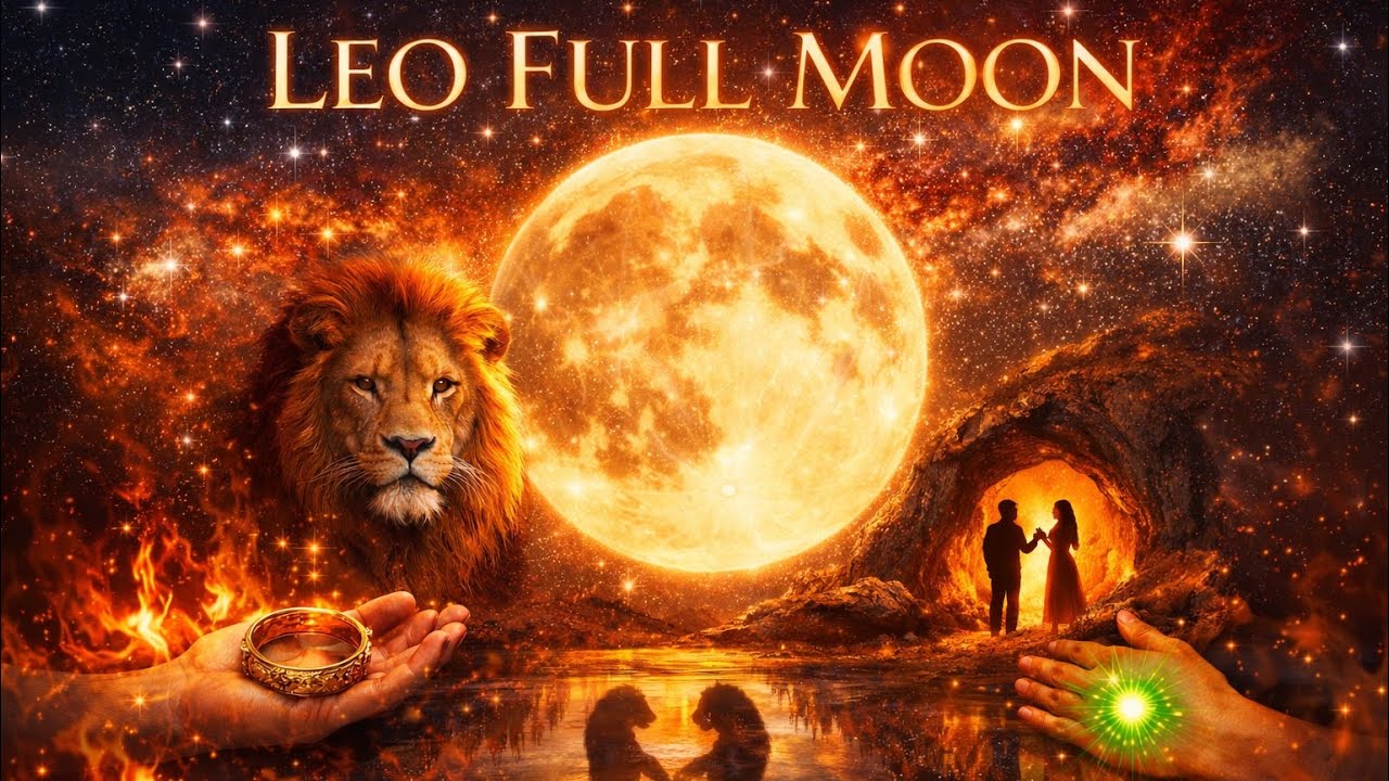 LEO FULL MOON 🌕 Twin Flame Mirror | Death, Desire & Self-Proclamation