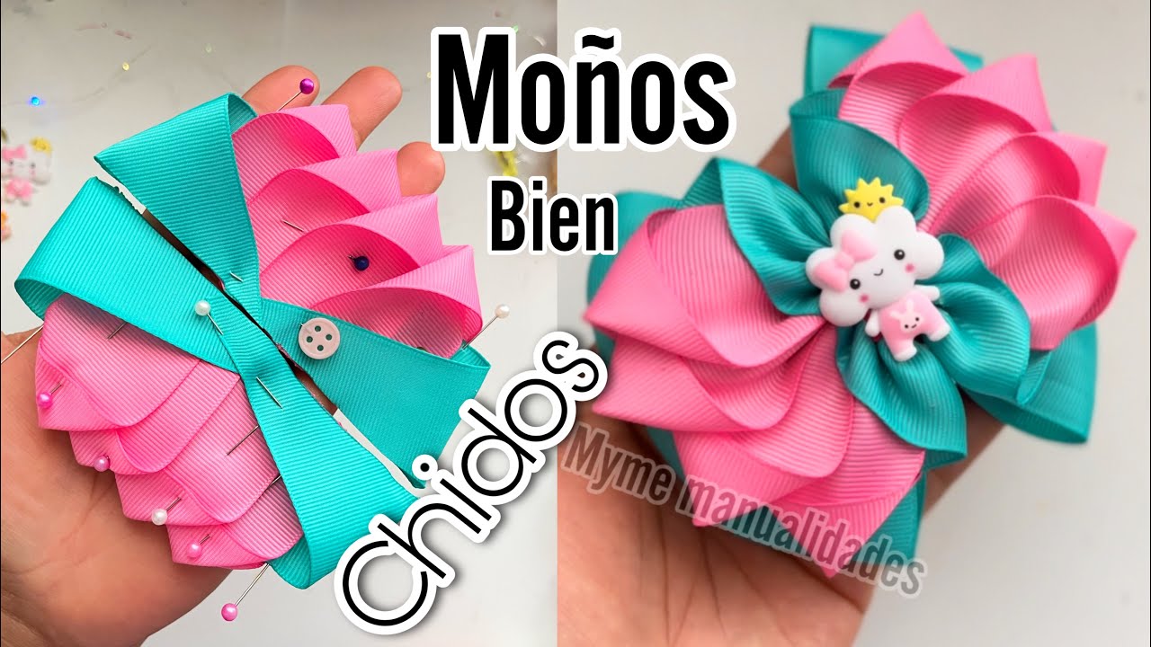 Lazos para el pelo - modelo inventado - moños - Bows