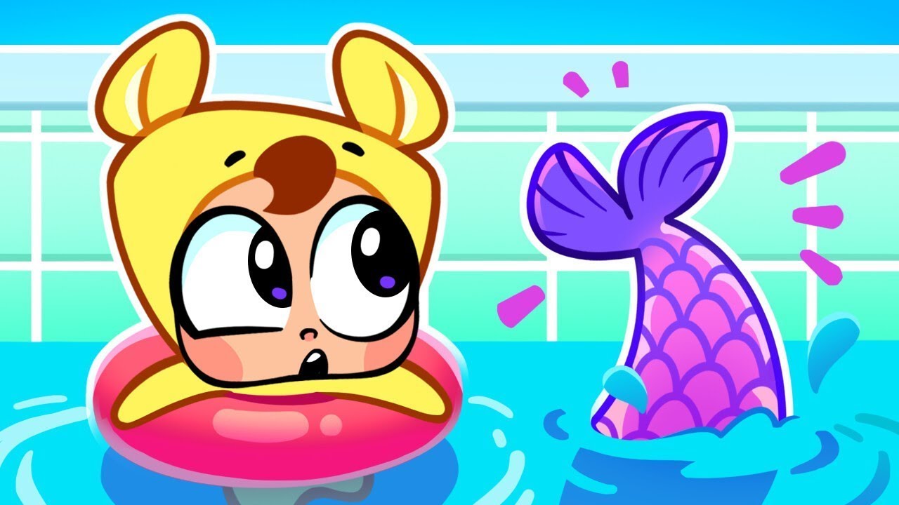 Bebé Sirena Perdió Su Cola 🧜‍♀️ Aprende las Partes del Cuerpo 🐟 Dibujos Animados Infantiles