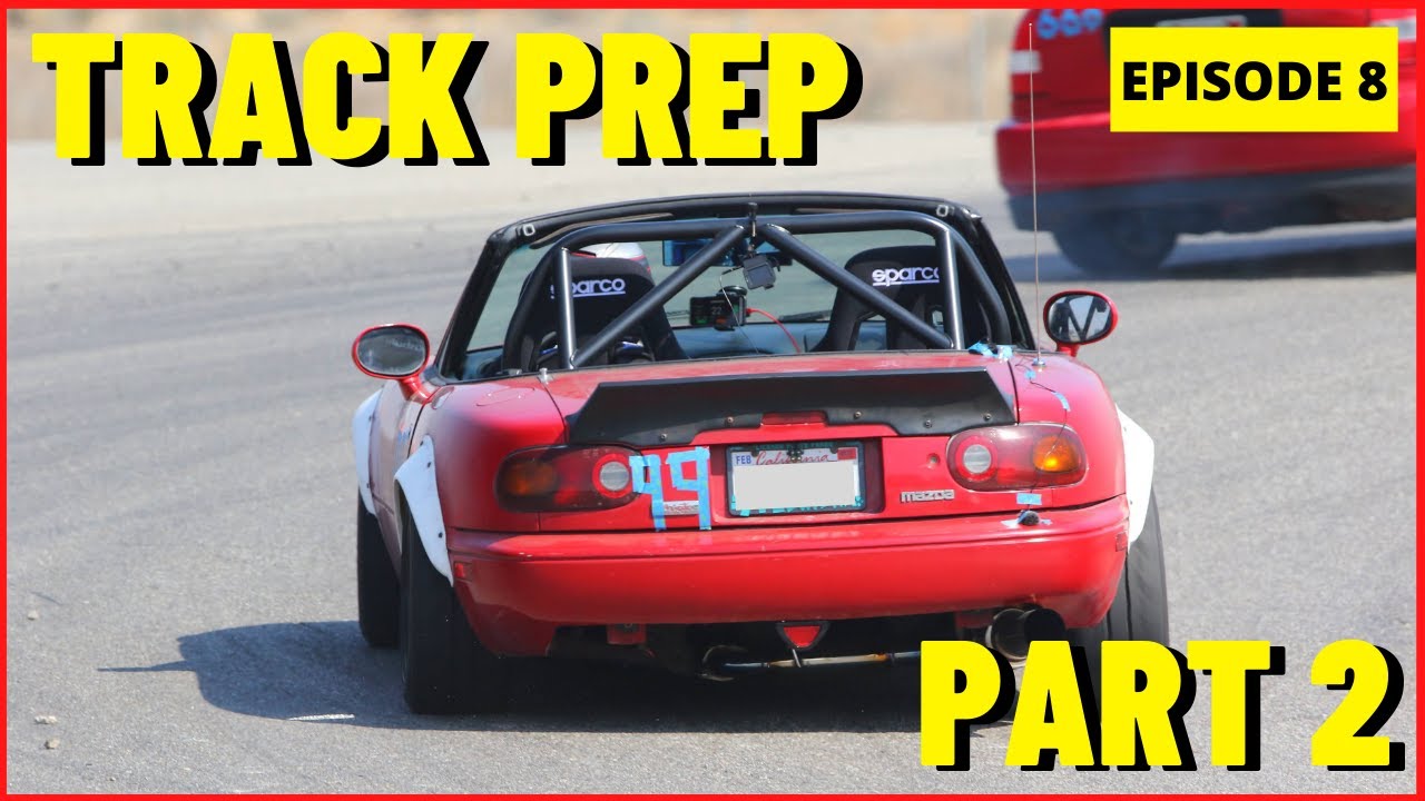 Miata Build Track Prep Part 2 | Sparco Sprint, Racequip Harness, OMP Pedal, Stoptech Brakes | Ep 8