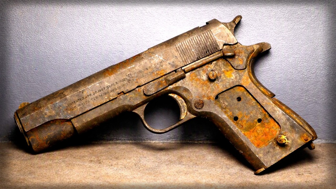Preserving a Rare WW2 1911a1, (will it fire again?). #restoration