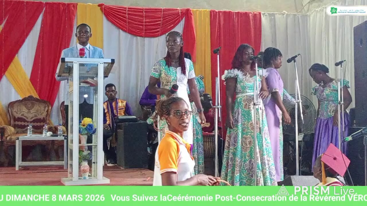 VOUS SUIVEZ EN DIRECT LA CÉRÉMONIE POST-CONSECRATION