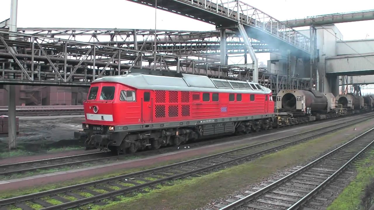 Roheisenzug mit BR232