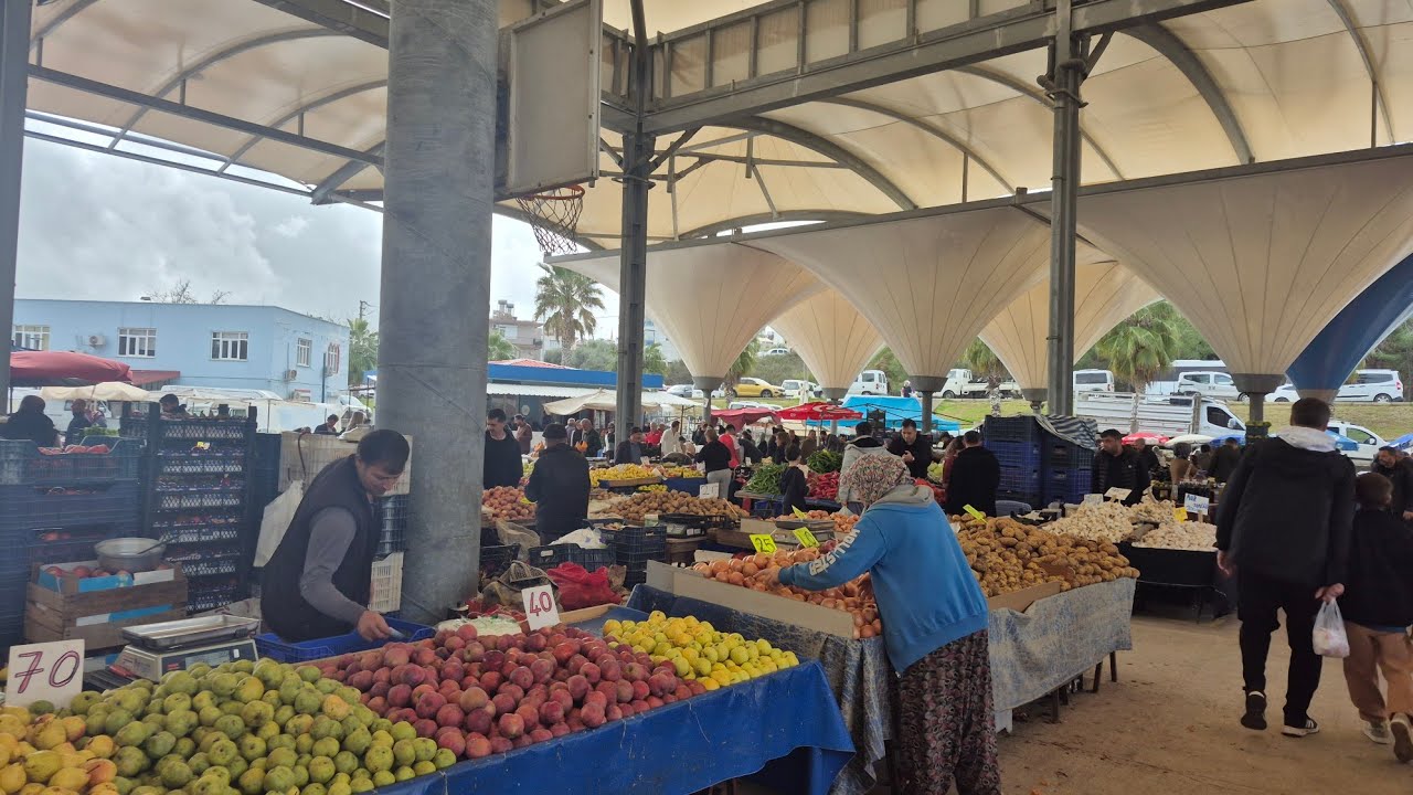 MANAVGAT TA SEBZE MEYVE FİYATLARI 8 şubat