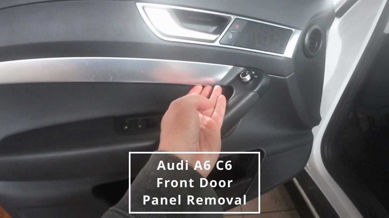 Сделай сам: снятие передней двери Audi A6 C6 #Audi #A6 #A6C6 #DIYCarRepair #DoorPanel