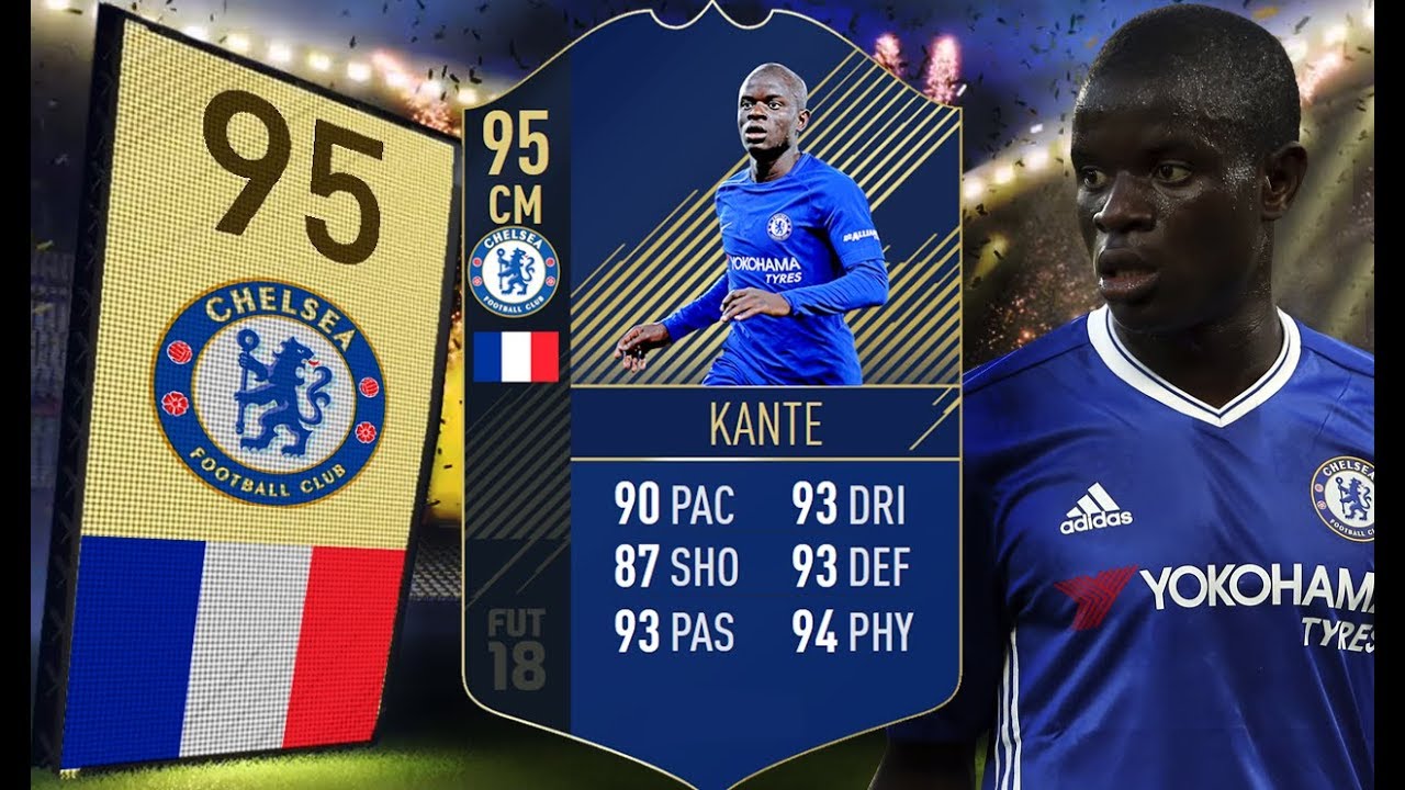 FIFA 18 - Mały, ale wariat! 95 TOTY N'Golo Kante!