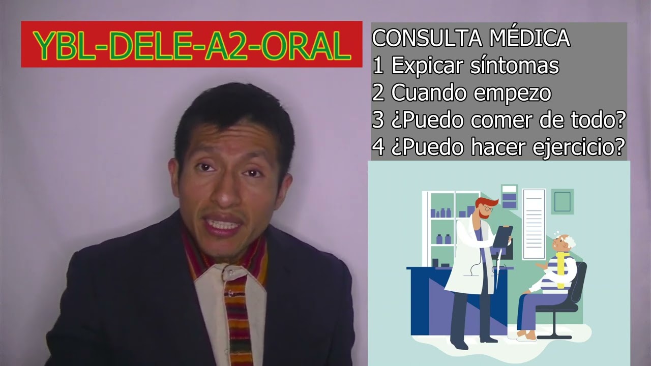 Consulta médica 健康診断 DELE-A2, Oralオーラル, Diálogo会話