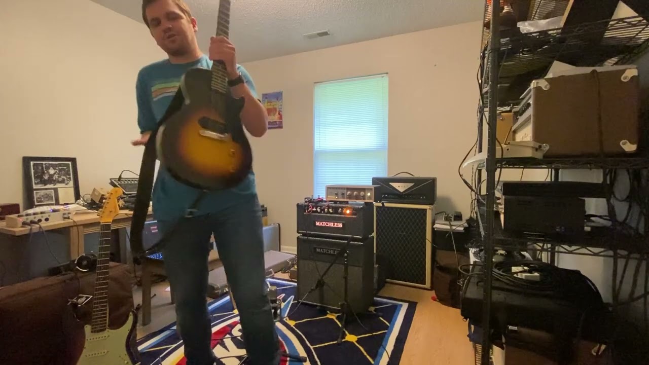 BEN CLOUD MATCHLESS HC30 1x12 DEMO - STRATOCASTER AND 1956 GIBSON LES PAUL JUNIOR