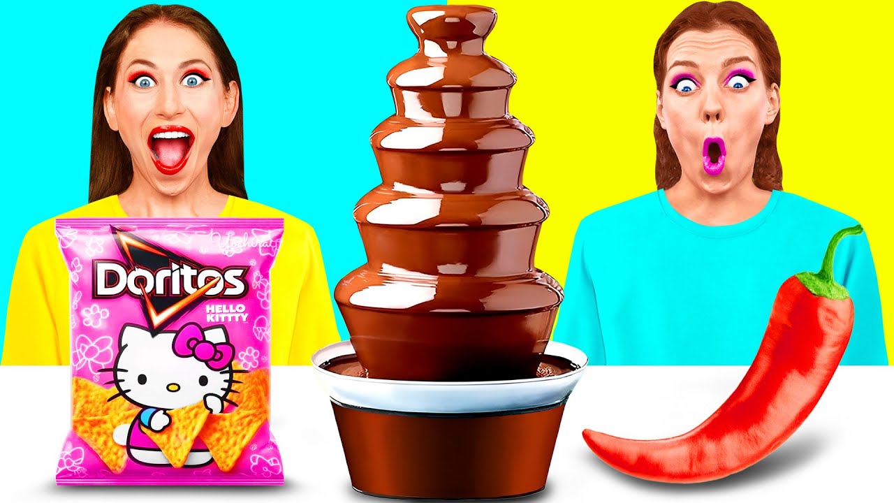 Шоколадный Фонтан Челлендж | Эпичные Кулинарные Лайфхаки от Fun Teen