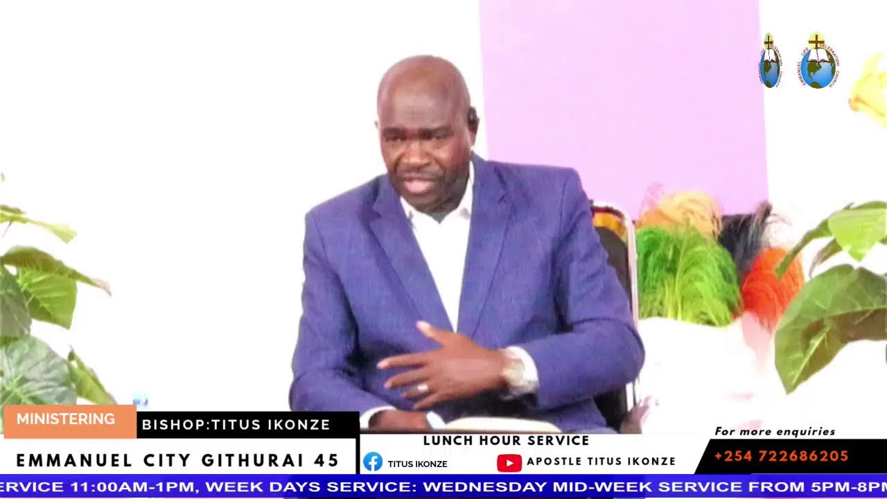 11/MARCH/2026/LUNCH HOUR SERVICE WITH DR.BISHOP:TITUS IKONZE