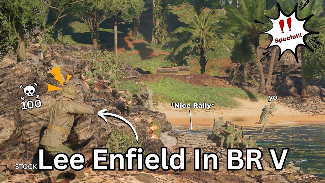 Lee Enfield Spam in BR V [SPECIAL] | Enlisted Gameplay With Commentary