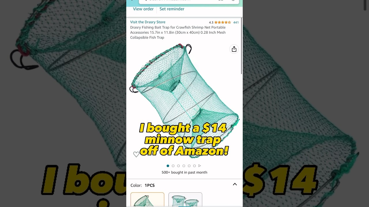 💵АМАЗОНСКАЯ ЛОВУШКА ДЛЯ МАЛЬЧИКОВ💵 Поймает ли эта ловушка для пескарей за 14 долларов какую-нибуд...