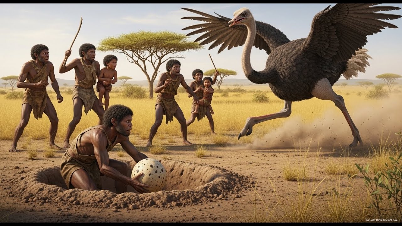 Witness Life 2.6 Million Years Ago | Ostrich Fury and the Peril of Nest Raids