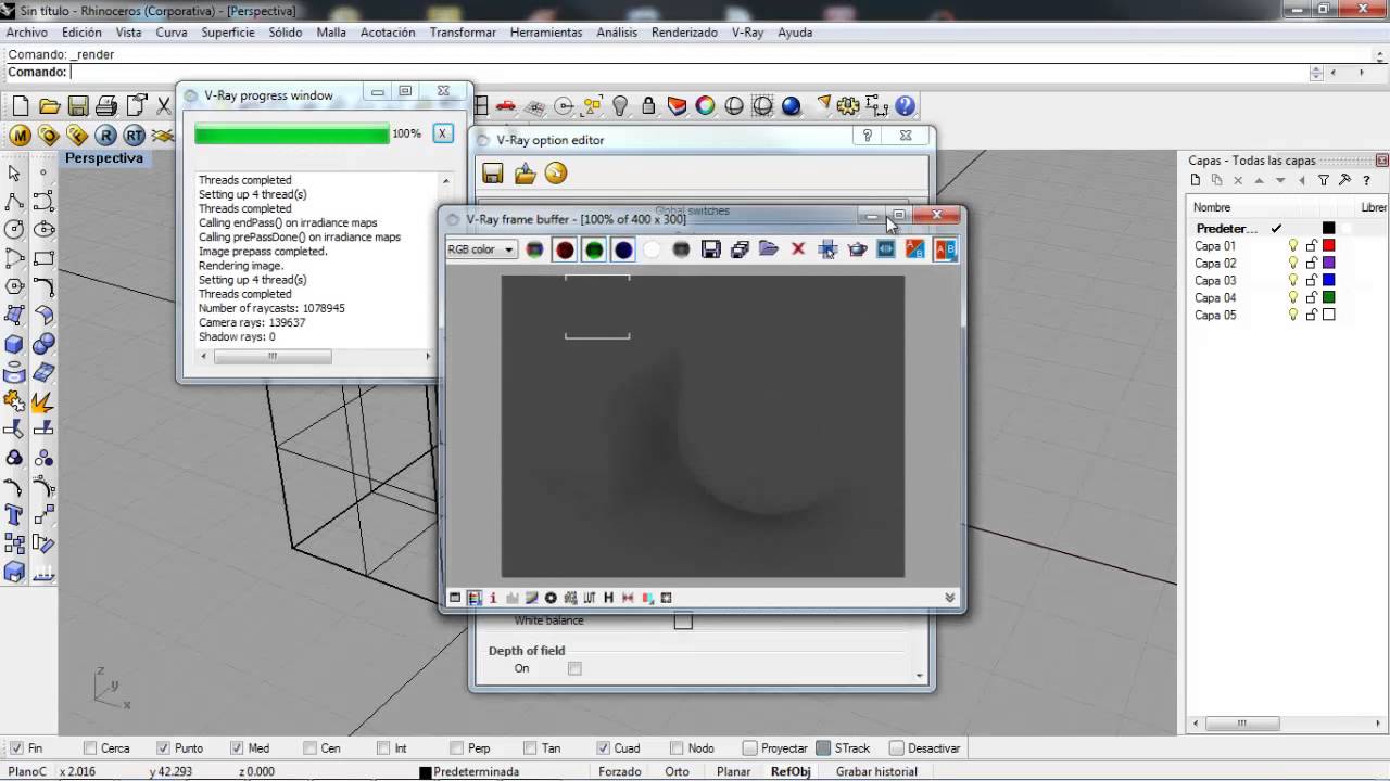 VRAY Básico para Rhino