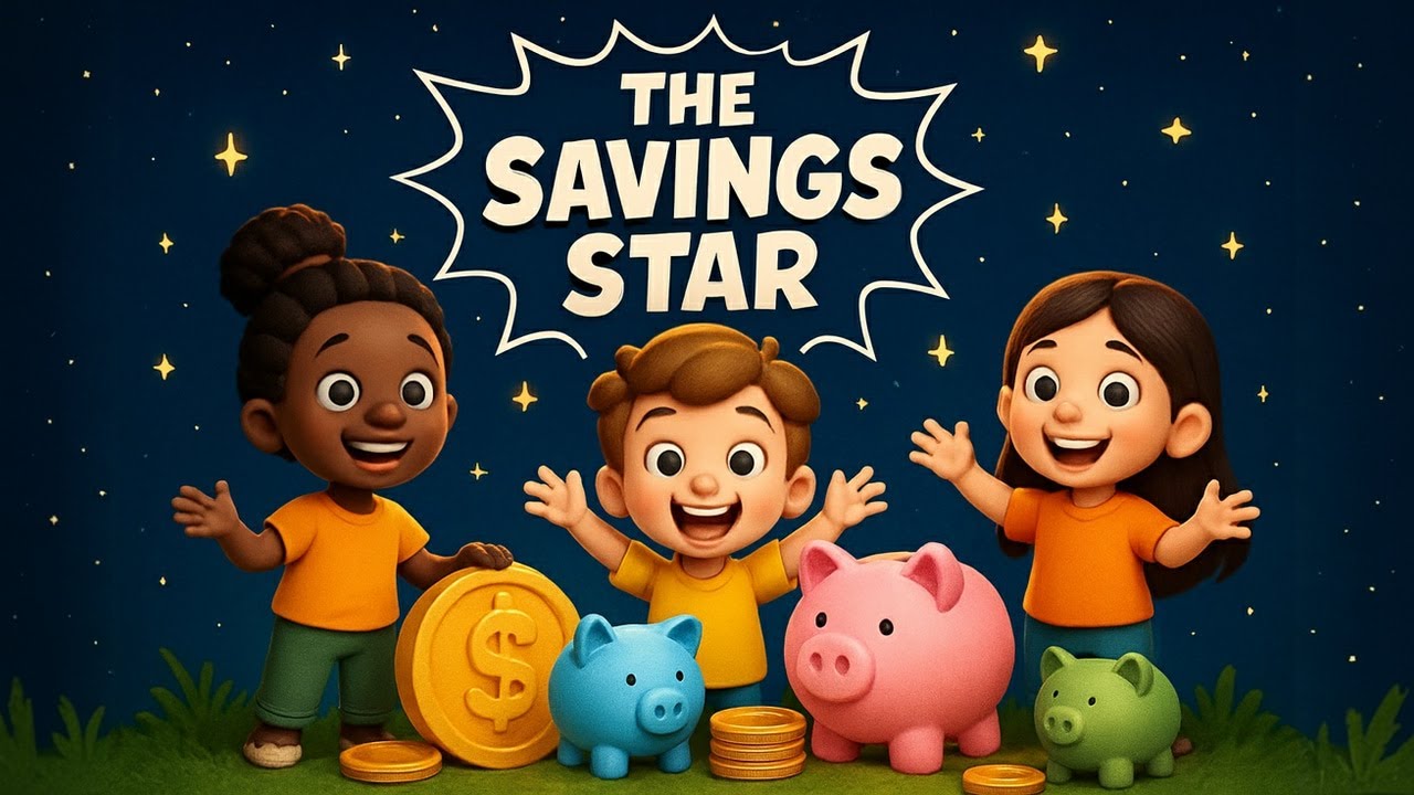 The Saving Stars 💫 | Fun Money Song for Kids About Saving Money!