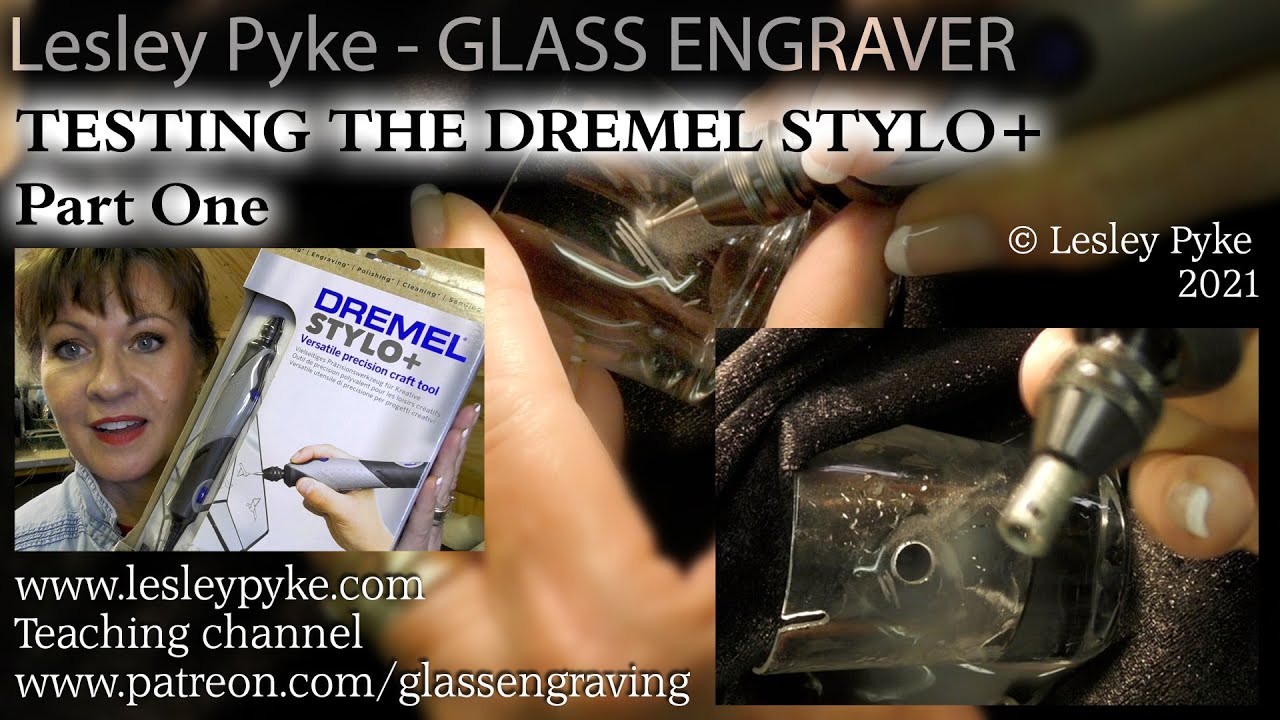 Dremel Stylo+ unboxing and glass engraving demo PART ONE..See description.