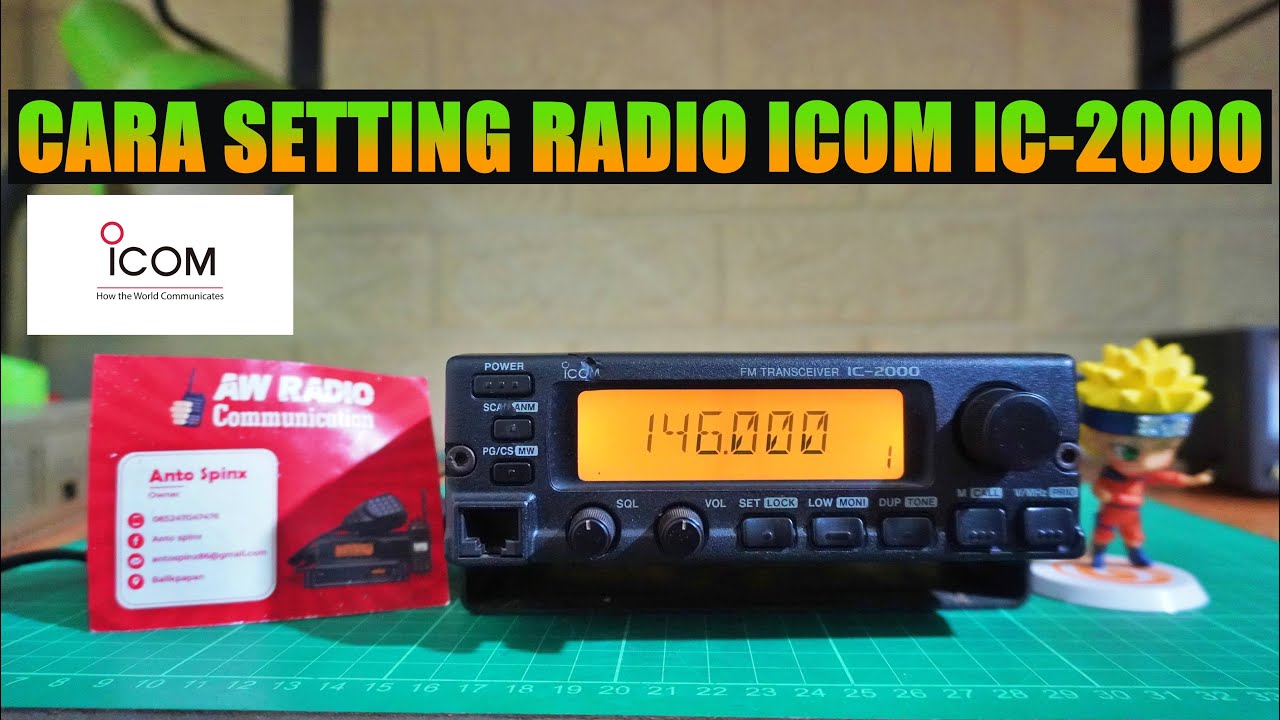 Cara setting radio icom ic-2000