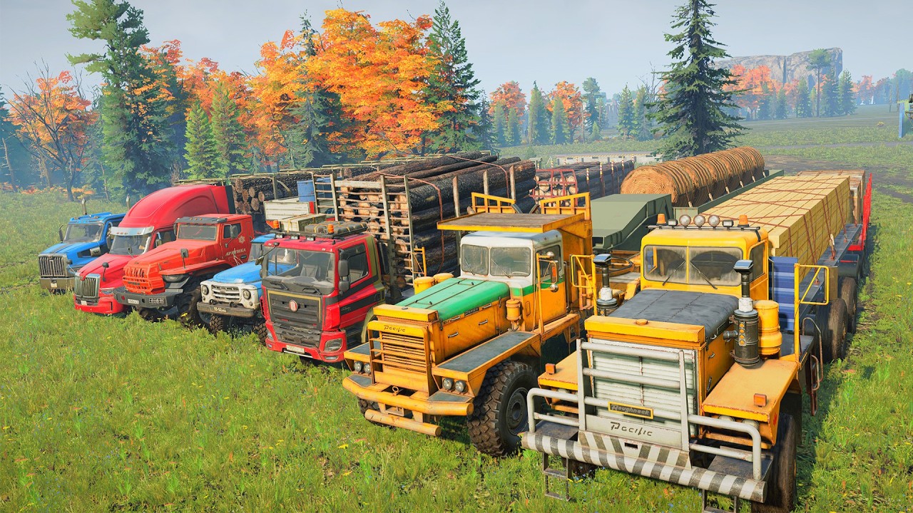 SnowRunner Top 10 Heavy Trucks You Need to Unlock - Truck Almost Stuck on Giant Speed Bump