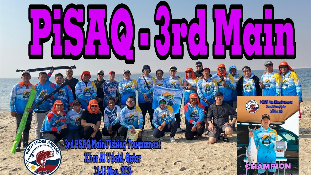 PSAQ 3rd Main Fishing tournament Bonding time 