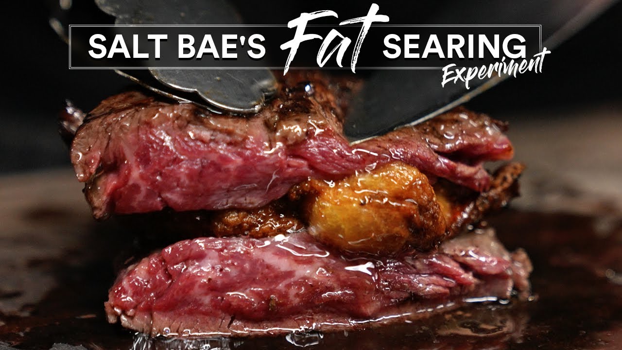 Salt Bae's HOT FAT Searing Experiment | Guga Foods