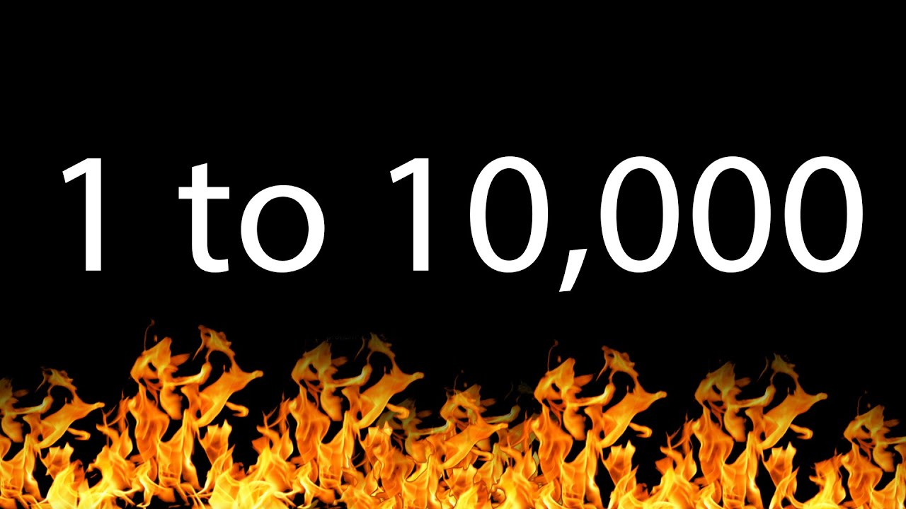 Counting To 10000 In One Sitting