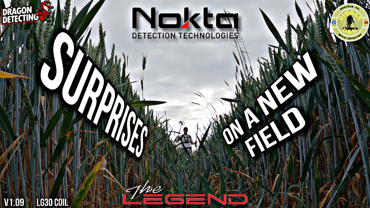Surprises On A New Field | Metal Detecting Norfolk UK | Nokta Legend | #Nokta #DragonDetecting