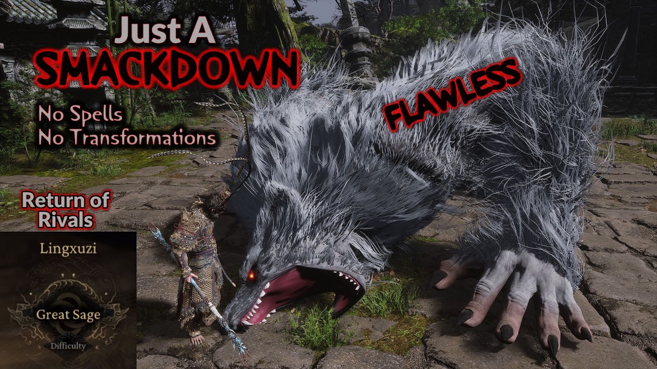 Lingxuzi - Just A Smackdown-NG+ Return of Rivals Great Sage |Black Myth Wukong gameplay|