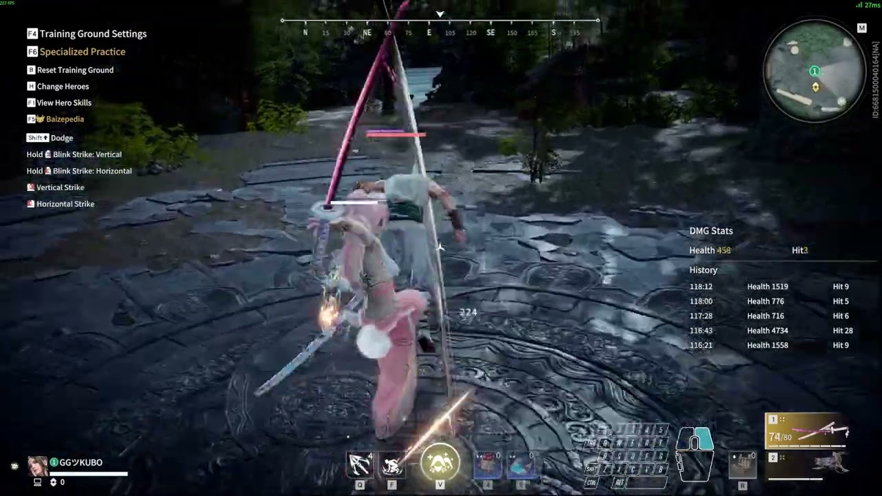 Naraka Bladepoint: 211 Katana Combo (No Grapple)